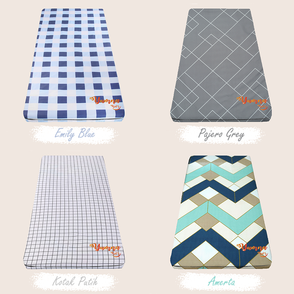 Sprei Resleting 120x200 Aesthetic Sarung Kasur Resleting 120x200x15 - 120x200x20