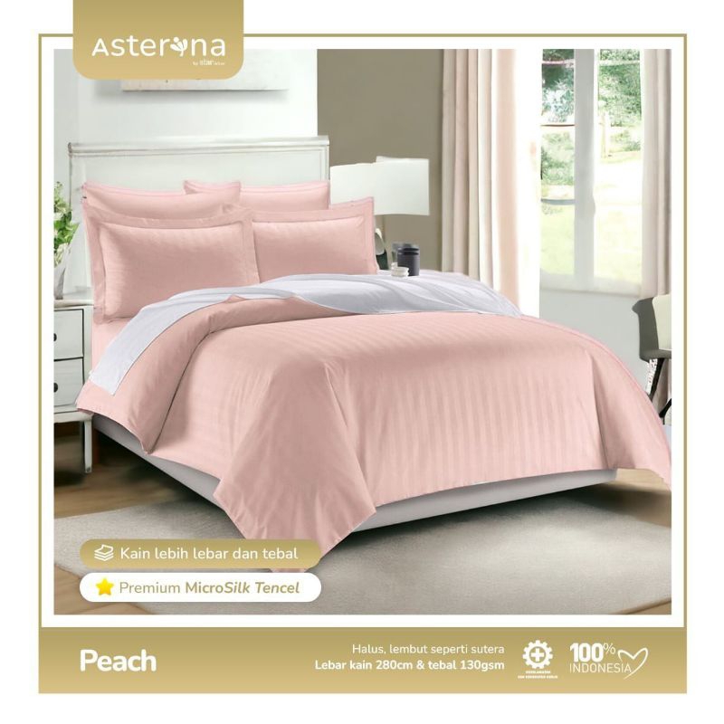 bedcover set salur peach