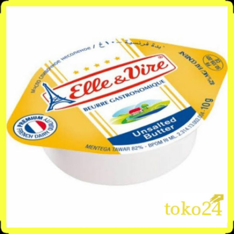 

Elle & Vire Unsalted Butter 1 pack isi 10