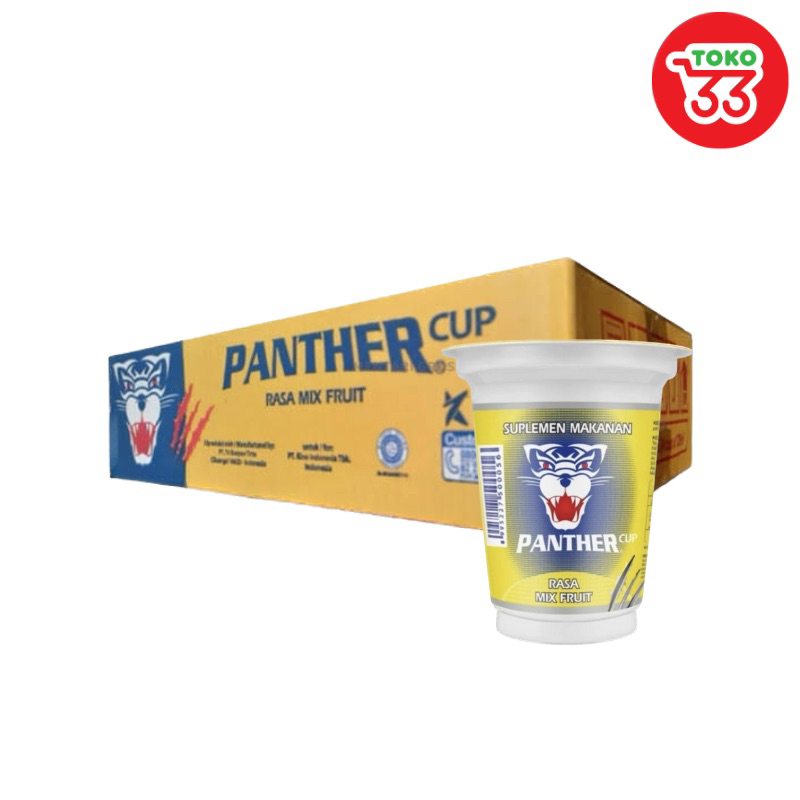 

Panther Cup Energy Drink Mix Fruit isi 24 cup