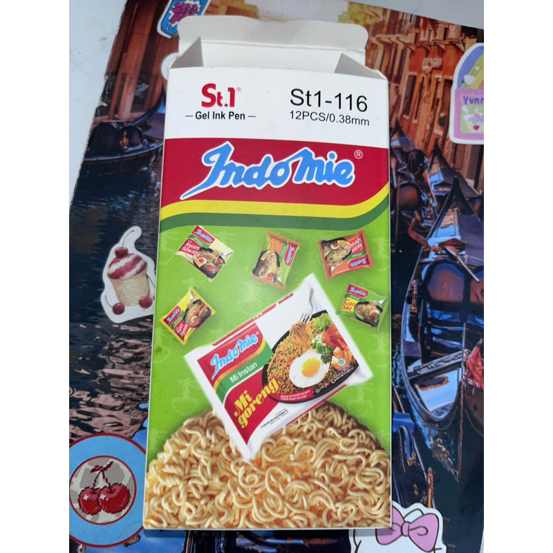 

Gel ink Pen Indomie mie instant