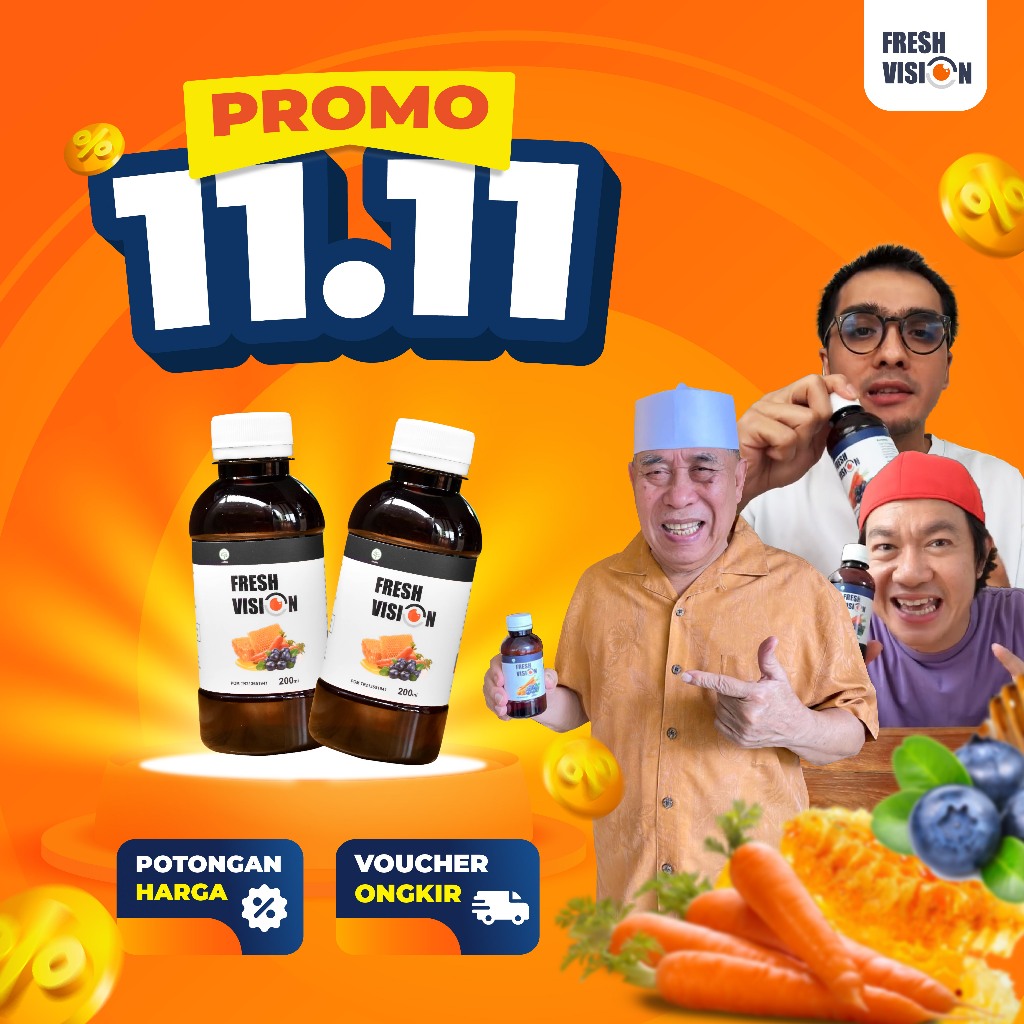 Paket 2 Botol Fresh Vision - Mata Fresh Bebas Beraktivitas