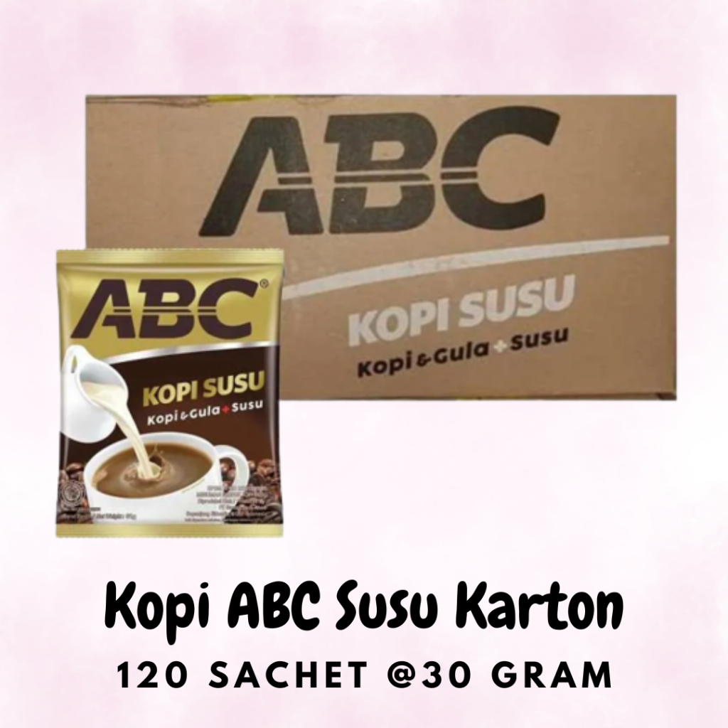 

Kopi ABC Susu Karton 120 Sachet