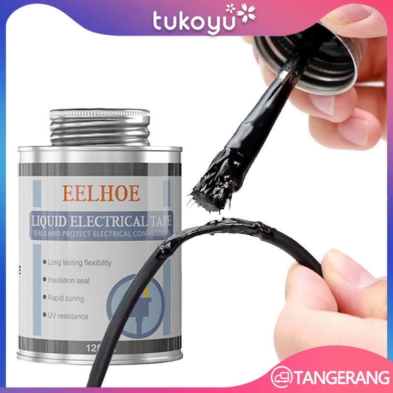 Liquid Electrical Tape Waterproof 125ml/Lem Cair Kabel Listrik Anti Air/Lem Pelindung Kabel