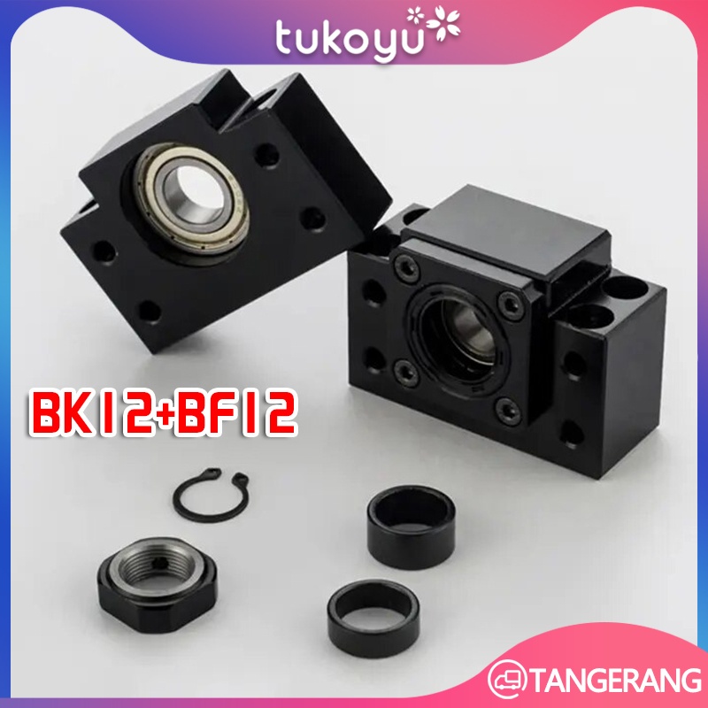 BK12 BF12 End Support Ballscrew/BK BF 12 Dudukan Pendukung Sekrup Holder Shaft