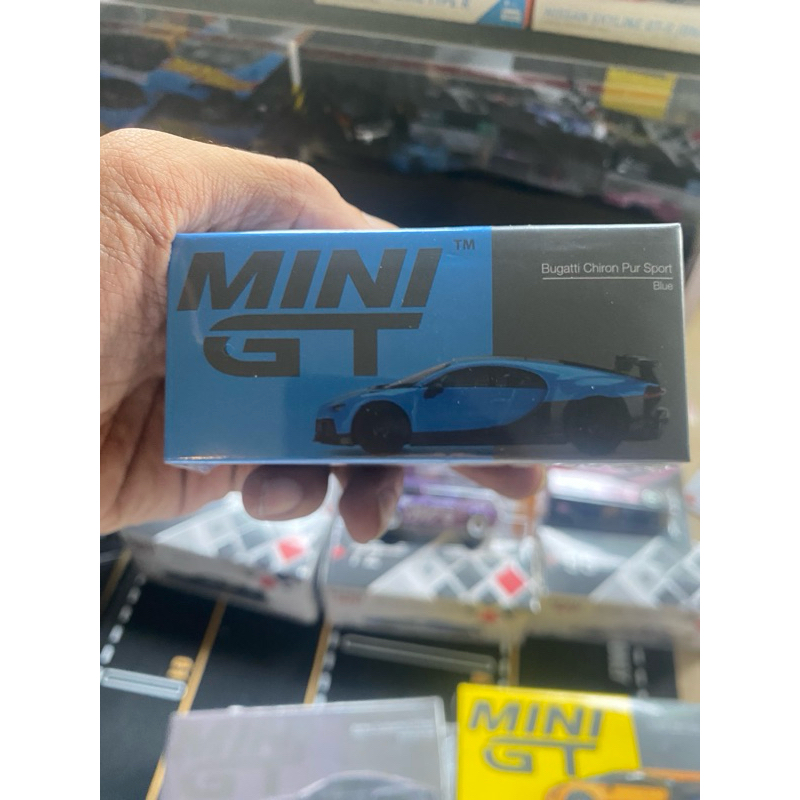 MiniGT Mini GT BUGATTI CHIRON PUR SPORT BLUE BIRU