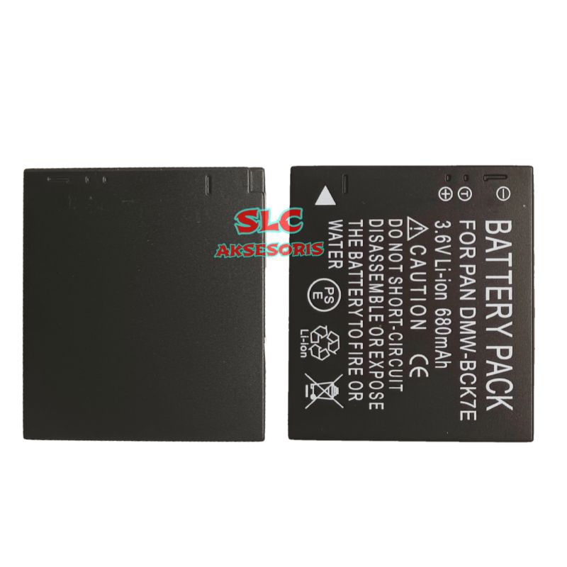 SLC-READY - Battery For Kamera Panasonic Dmw-Bck7 Batre Dmc-FH25 FH27 Baterai Camera FP5 FP7 FS16 BC