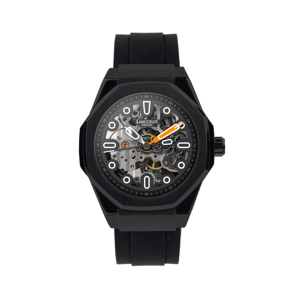 Jam Tangan Lanccelot Time Explorer Rubber of Asteroid Pria