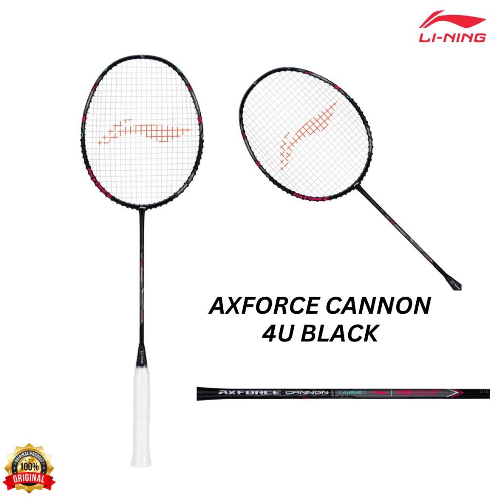 RAKET BADMINTON BULUTANGKIS LINING AXFORCE CANNON 4U 5U 6U ORIGINAL