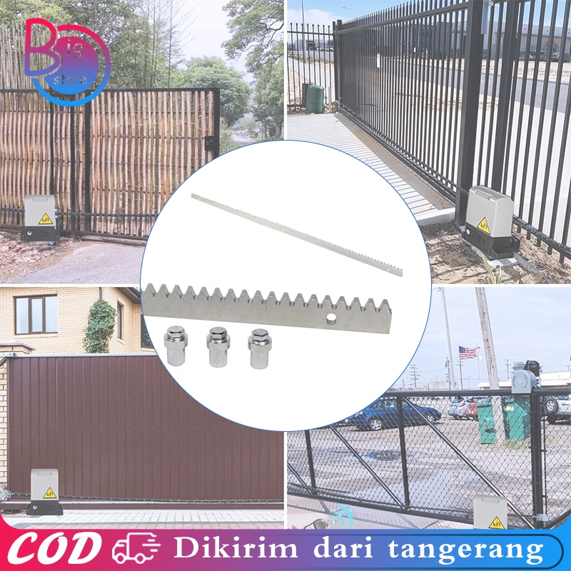 1m/Set Rel Pintu Geser Gear Rack Gear 8mm Sliding Gate Rel Untuk Automatic Sliding Gate