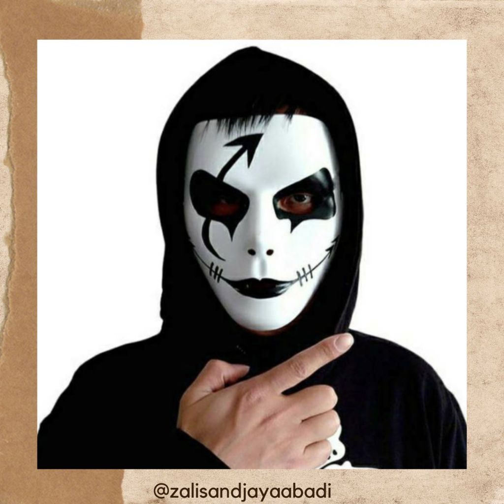 〽️COD〽️ Topeng Hacker/Topeng Anonymous/Mainan Anak Topeng Heker mainan