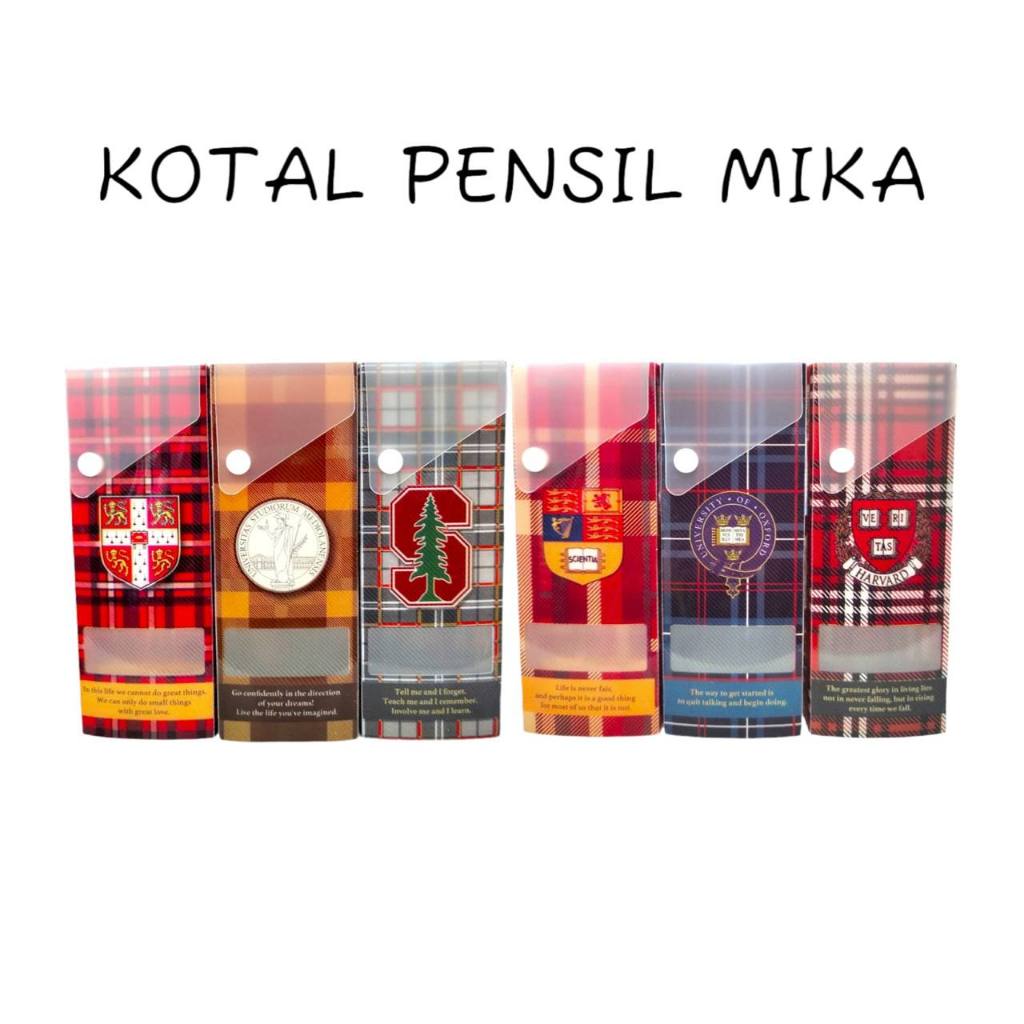 

KOTAK PENSIL MIKA - KOTAK PENSIL MIKA MOTIF