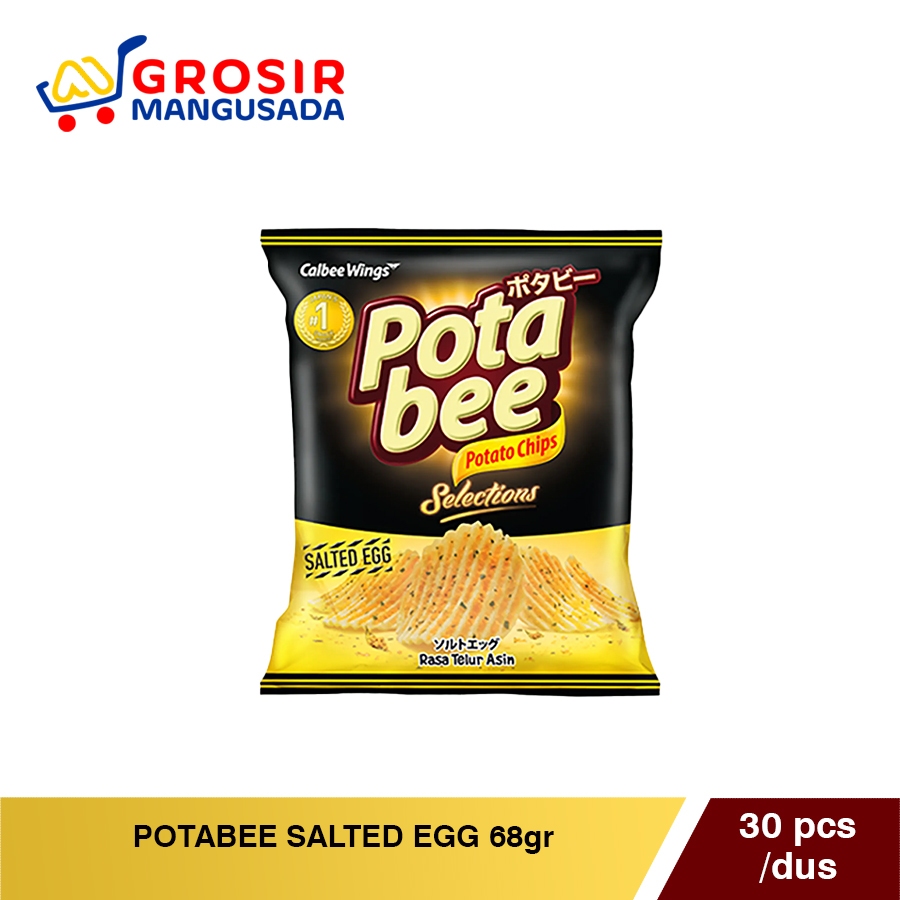 

Potabee Salted Egg 68gr Harga Grosir 30pcs Potabee Keripik Kentang