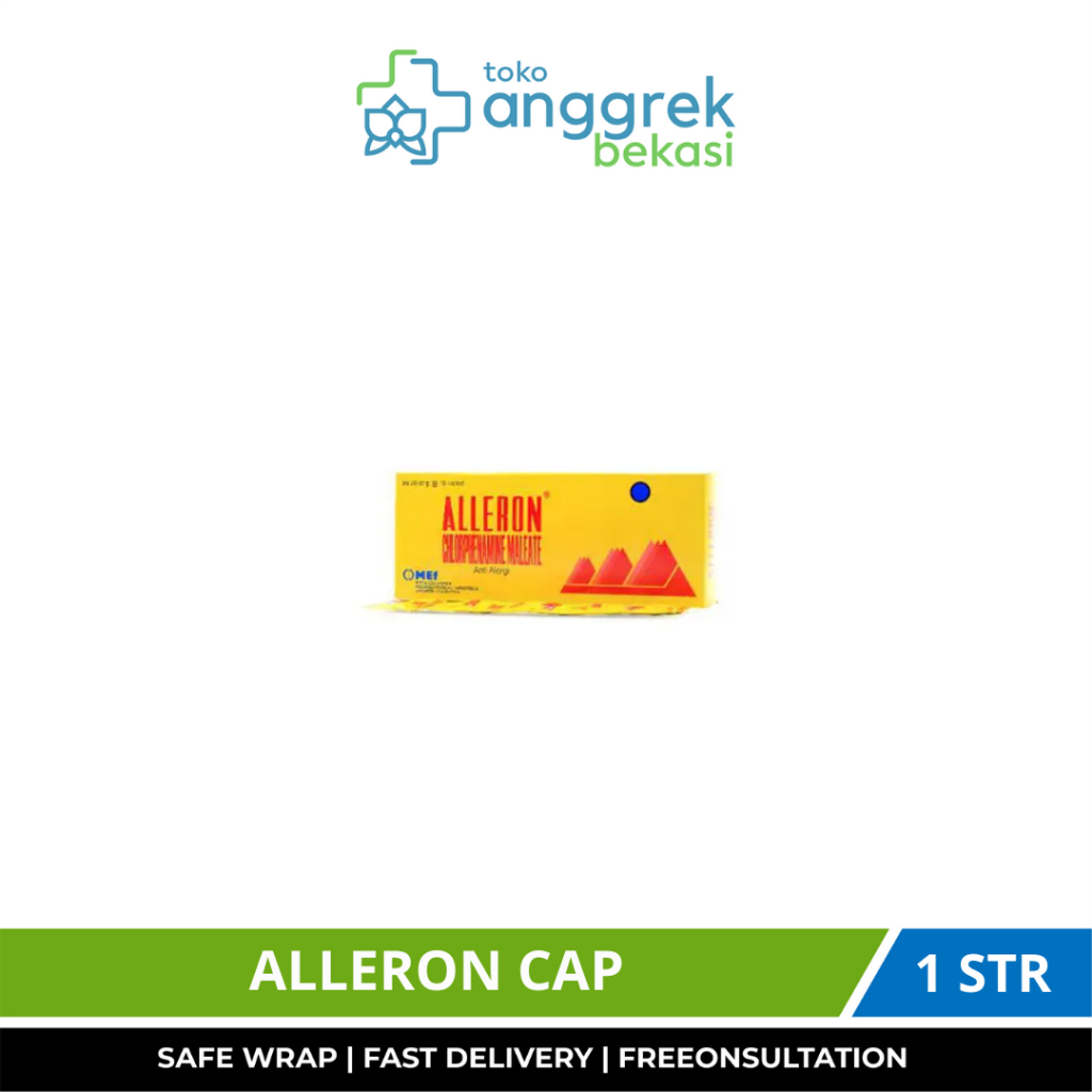 ALLERON TABLET/OBAT ALERGI/OBAT GATAL