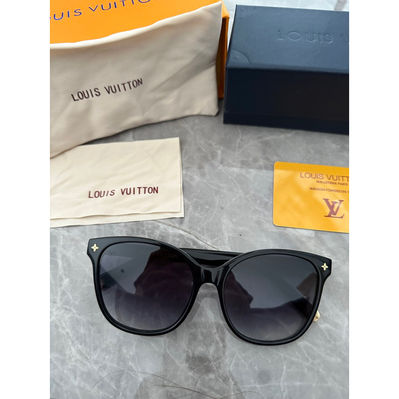 L my monogram black kacamata hitam