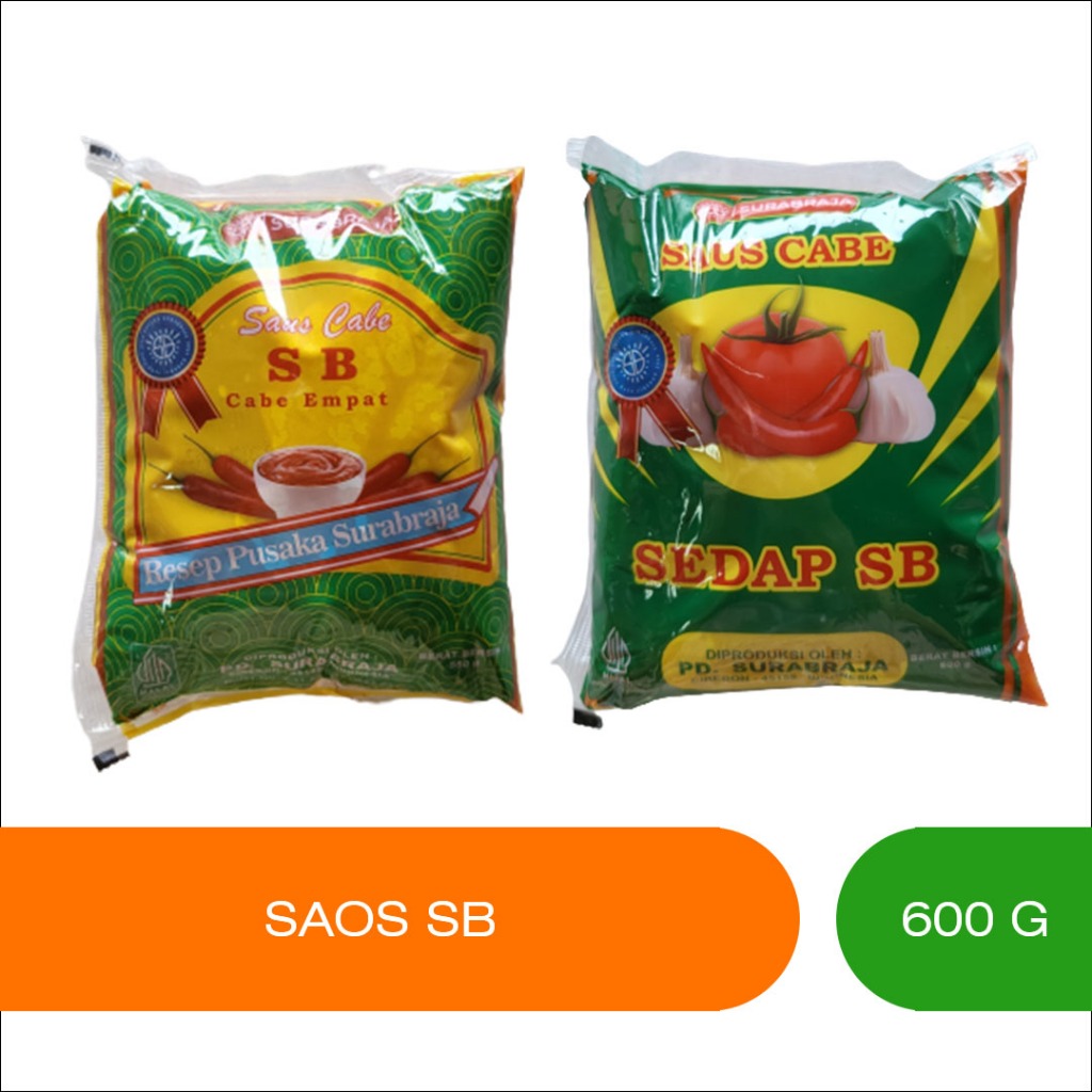 

Saos Sambal Cabe Surabraja - Saos SB 550 gr