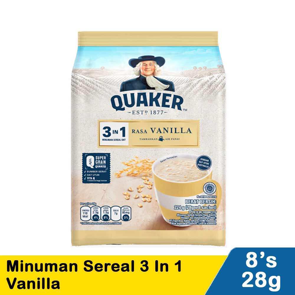 

Quaker 3 in 1 Cereal Vanilla 224 gr