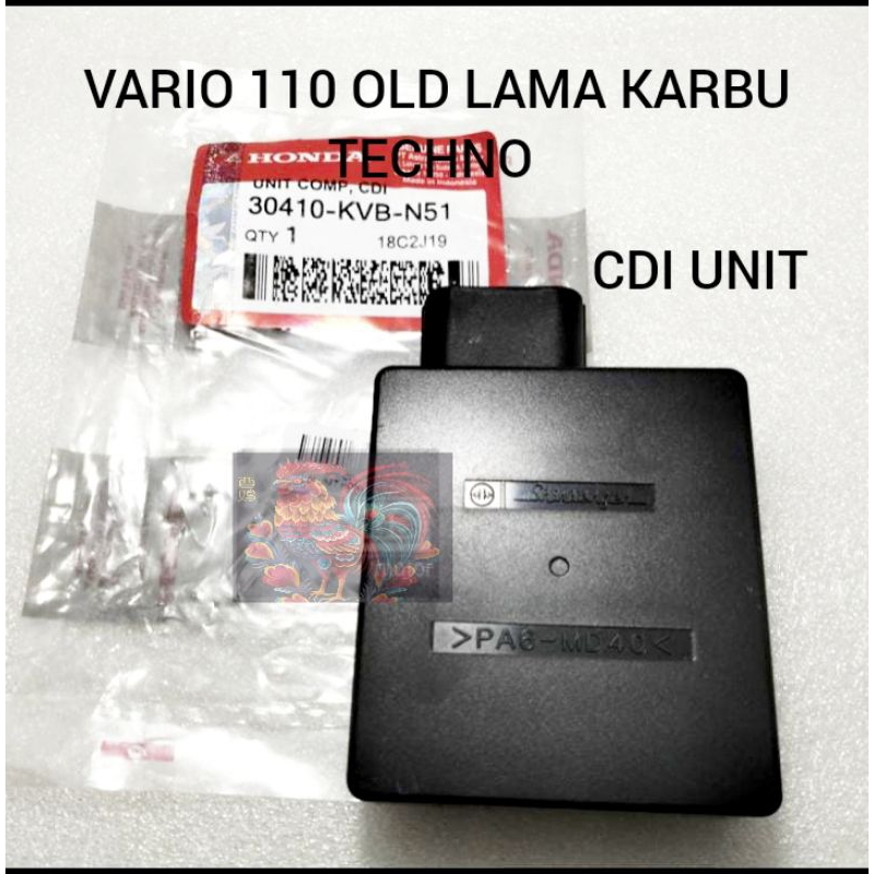 CDI UNIT KVB VARIO 110 OLD LAMA KARBU TECHNO KUALITAS ORI