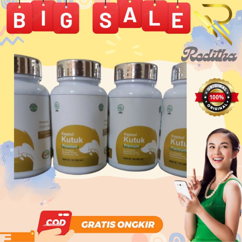 KAPSUL KUTUK PREMIUM EXTRACT ALBUMIN IKAN GABUS OBAT PENGERING LUKA OPRASI KAPSUL KUTUK ASLI