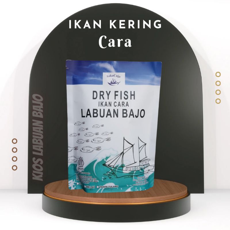 

Ikan Cara Sancara Kering by Sambal Kapten 100gr Khas Labuan Bajo
