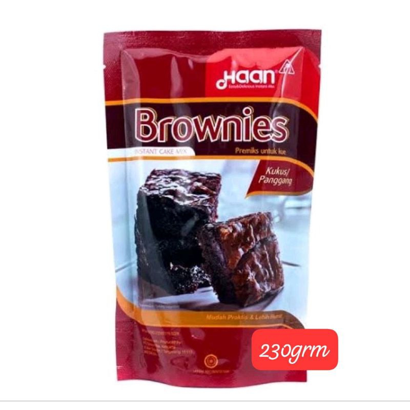 

Haan Brownies Instant Cake Mix 230gr