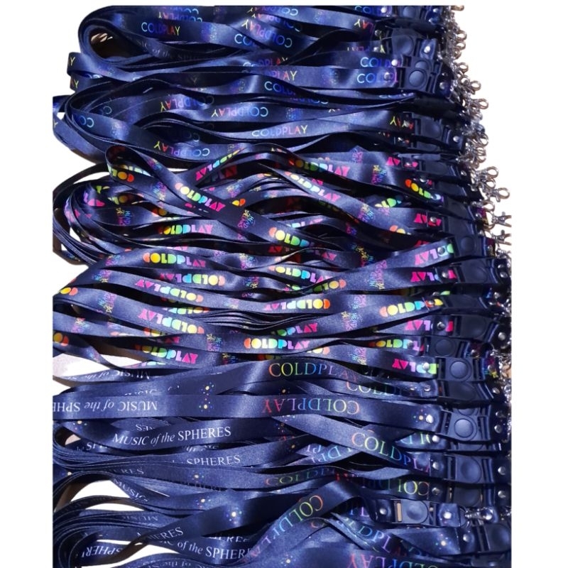 LANYARD BAND COLDPLAY TALI LANYARD GROSIR