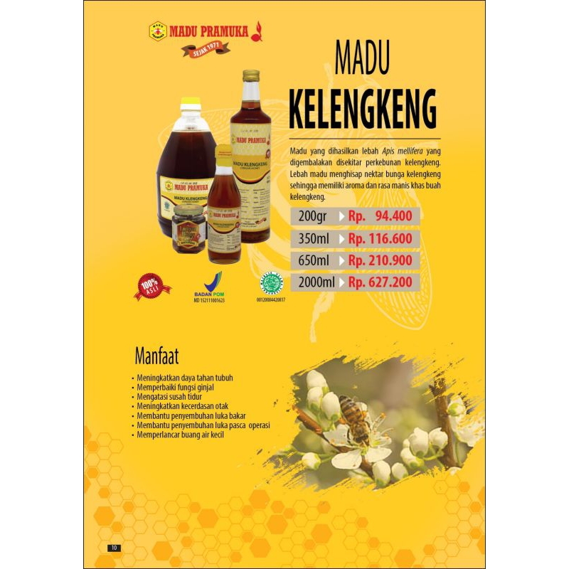 

Madu Kelengkeng Pramuka 650 ml