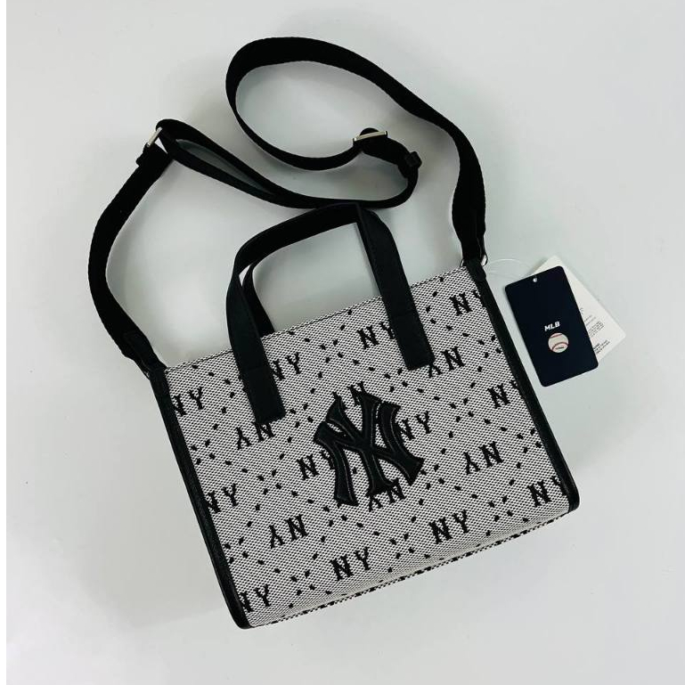 MLB NY Dia Monogram Jacquard Small Tote Bag ORIGINAL