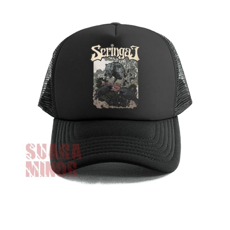 topi jaring trucker / topi band / topi band original