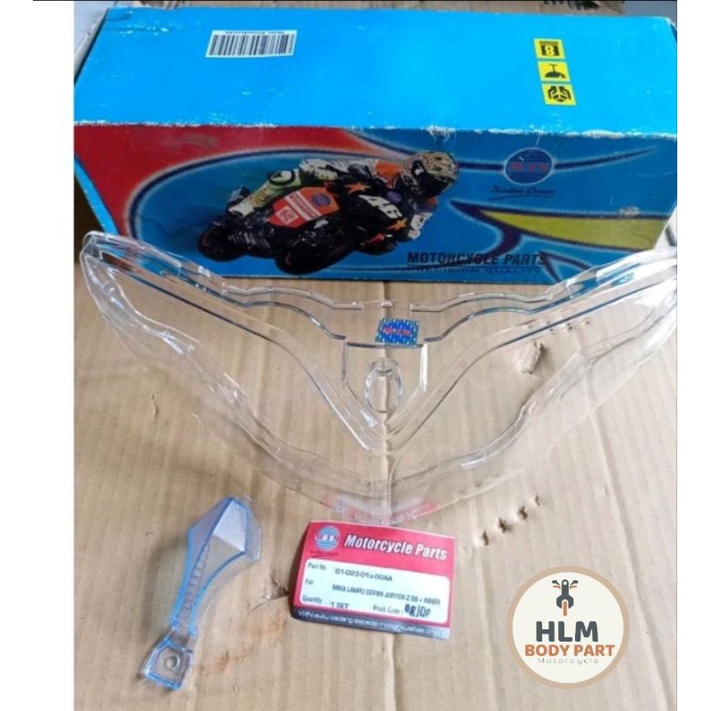 mika kaca lampu depan jupiter z burhan 2006 2007 2008 merk win