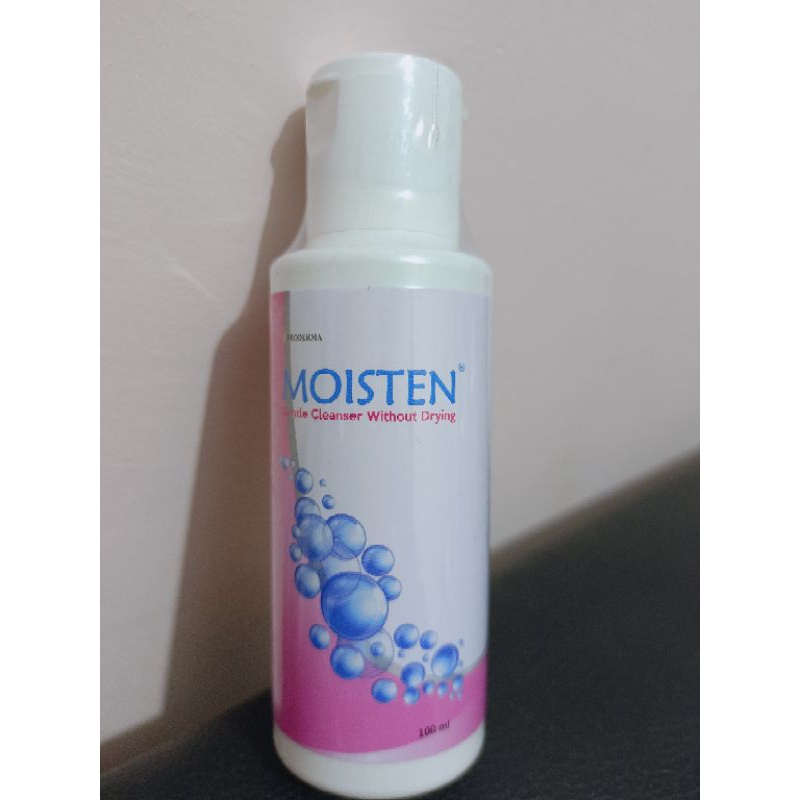 moisten facial wash dari proderma kemasan 100 ml halal bpom
