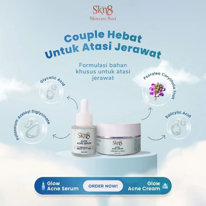 PAKET ACNE SKN8 BEAUTY