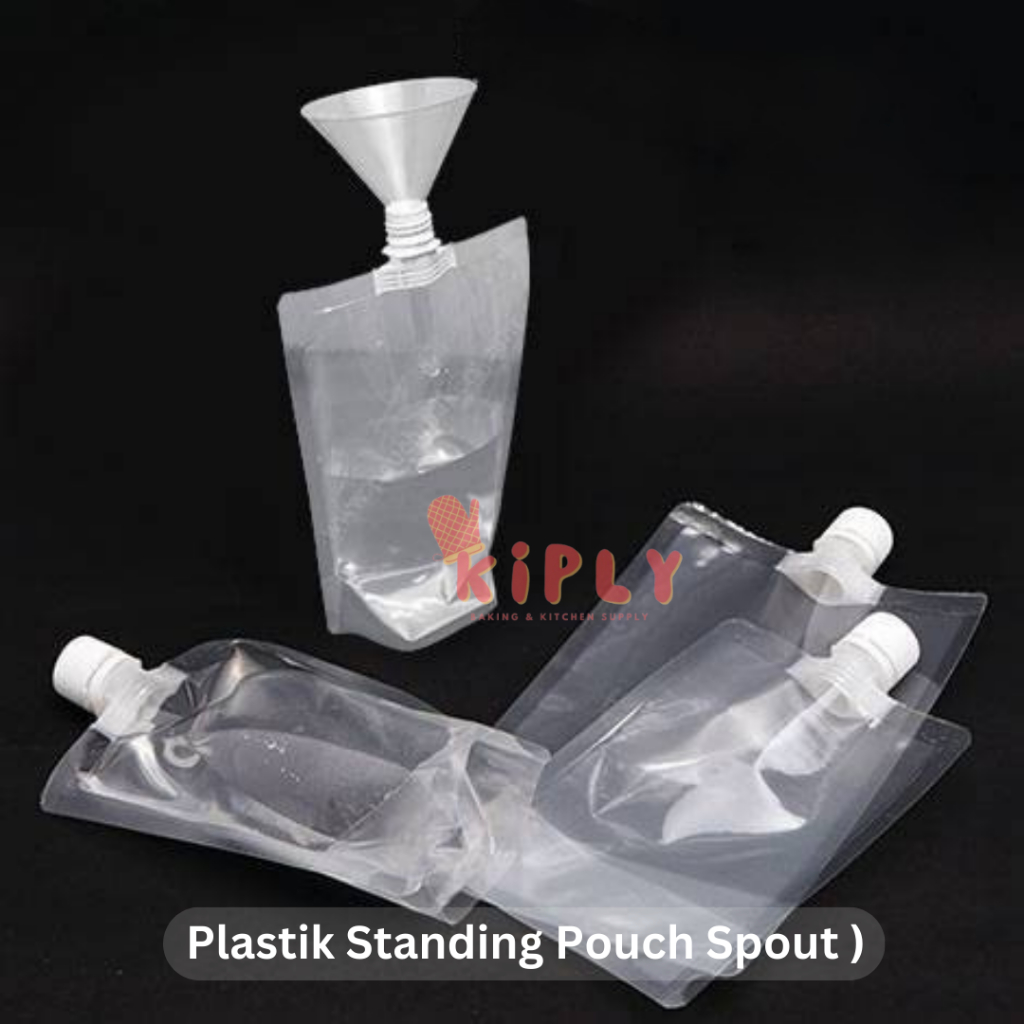 Plastik Standing Pouch Spout/Kemasan Plastik Cairan Sedot/Spout Liquid Pouch
