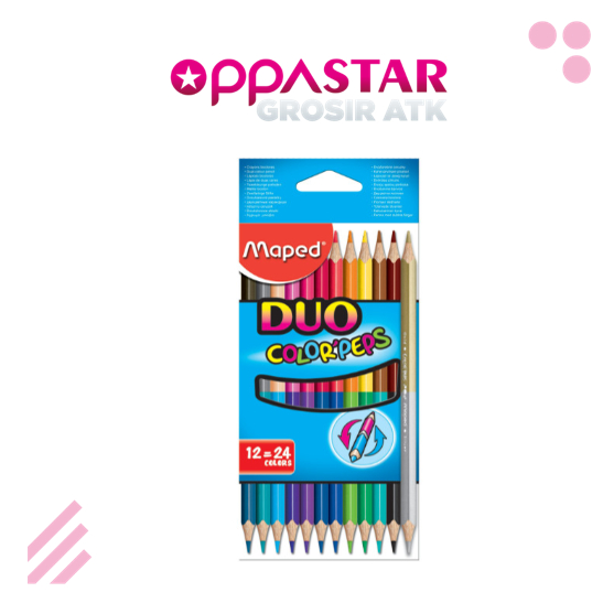 

Pensil Warna Maped Color Peps Duo 12 24 Warna