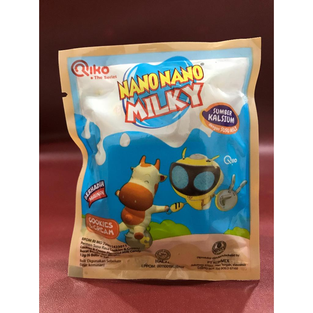 

Nano Nano Milky Cookies & Cream - Permen Nano Nano Rasa Cookies & Cream