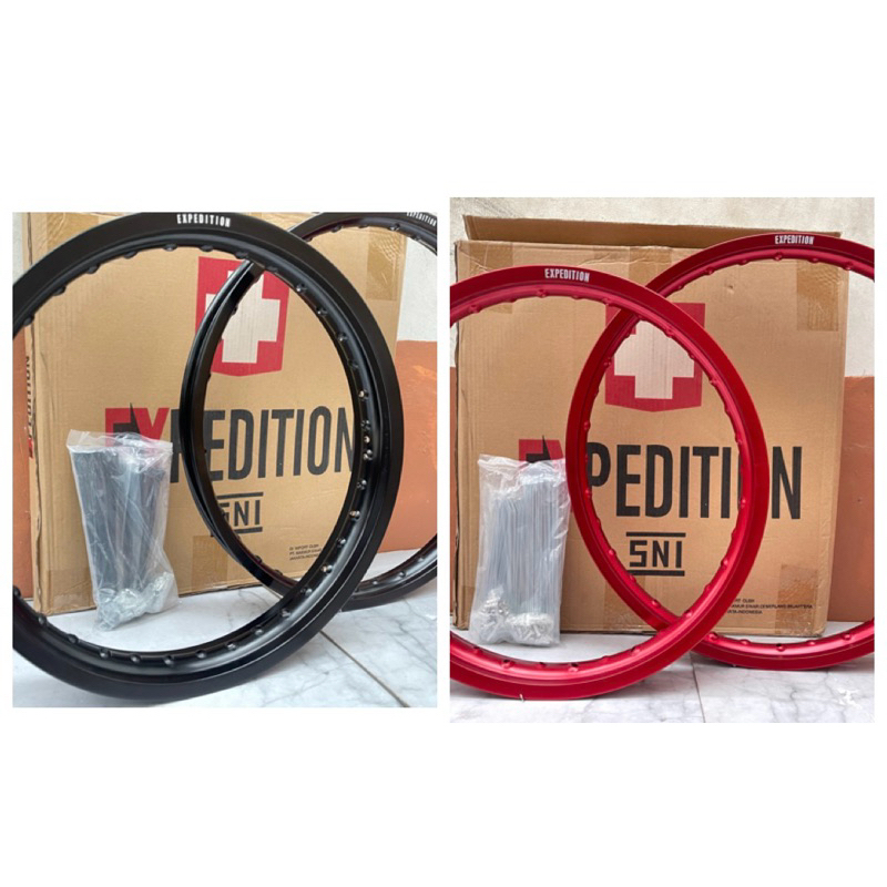 Velg Expedition Enduro Cross Trail 18 21 Hole Lubang 36 Plus Jari2 Crom