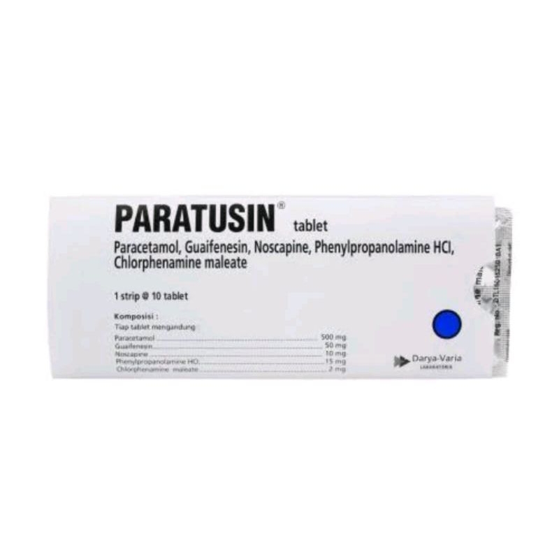 PARATUSIN SIRUP DAN TABLET - OBAT BATUK DAN PILEK