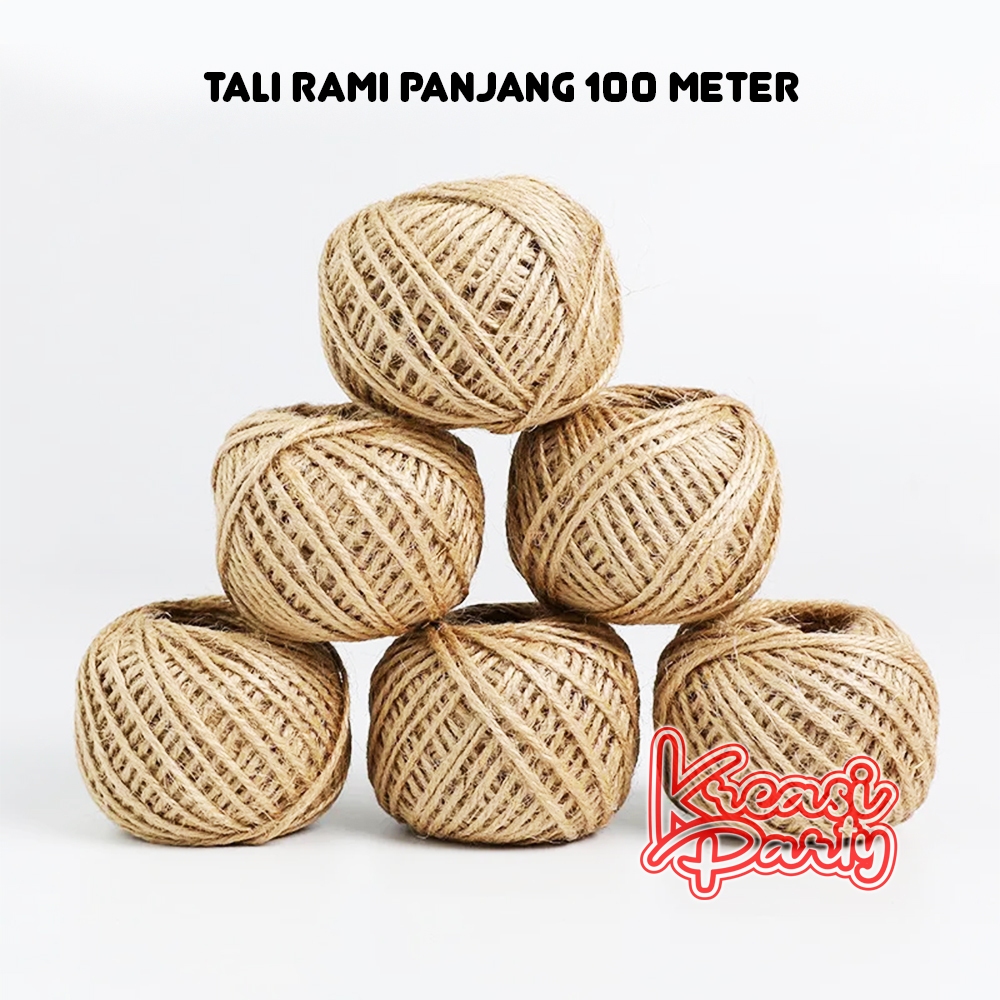 

Tali Rami 100 meter / Hemp Rope Vintage / Tali Goni Per Roll 100 Meter