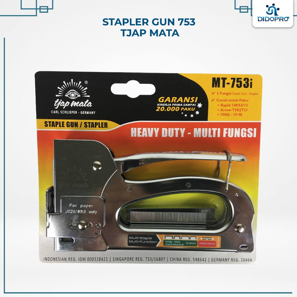

Staples / Staple Gun / Stapler Tjap Mata / Eye Brand MT753