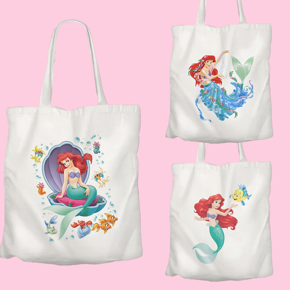 

Tas Ultah Anak Tas Ultah Goodie Bag Totebag Anak Termurah Custom Mermaid