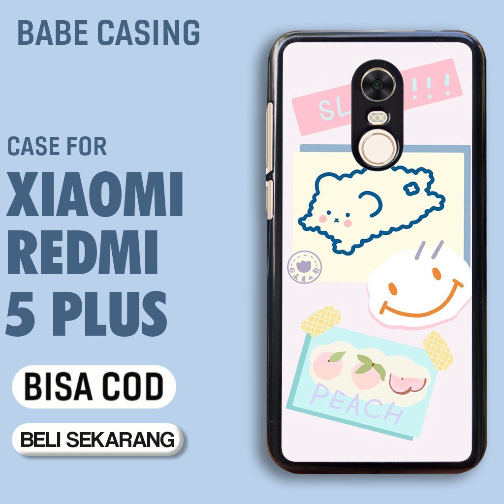 case hp xiaomi redmi 5 plus terbaru gambar aesthetic stiker kolase streetwear keren lucu casing hp c