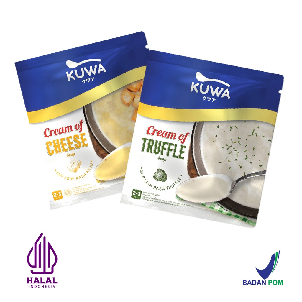

KUWA Cream Soup - Sup Krim Truffle - Sup Krim Keju 40g