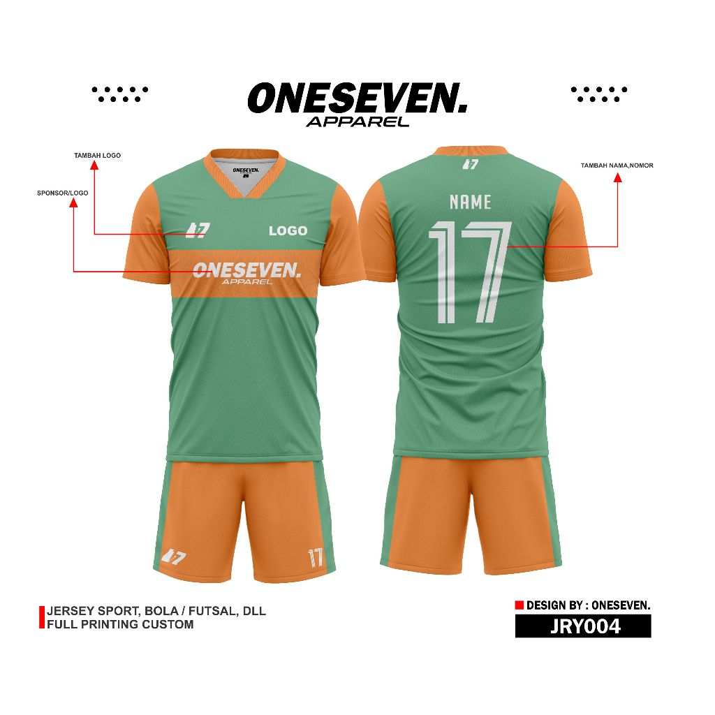BAJU JERSEY FUTSAL /OLAHRAGA FULL PRINTING CUSTOM DESIGN