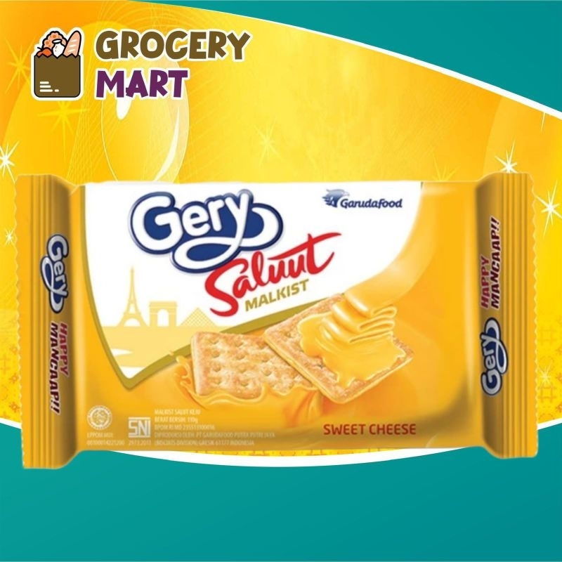 

Gery Saluut Rasa Sweet Cheese/Keju 100gr -1 BUNGKUS