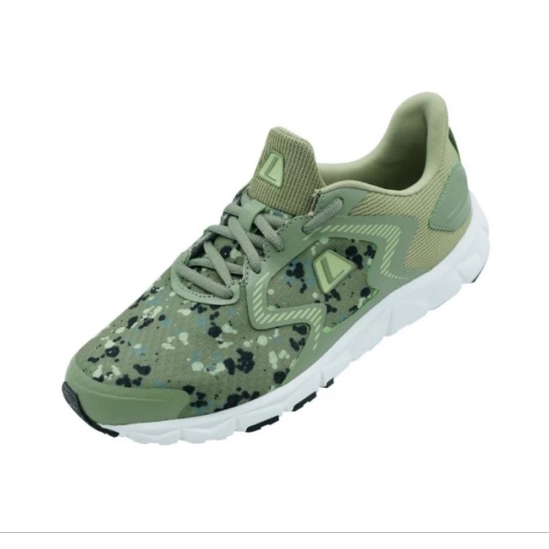 Sepatu League Army Hijau Mage M Cowo Running Shoes Pria Original 2023 New