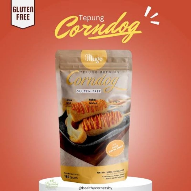 

MUGO Tepung Corndog Instant 180gr Gluten Free