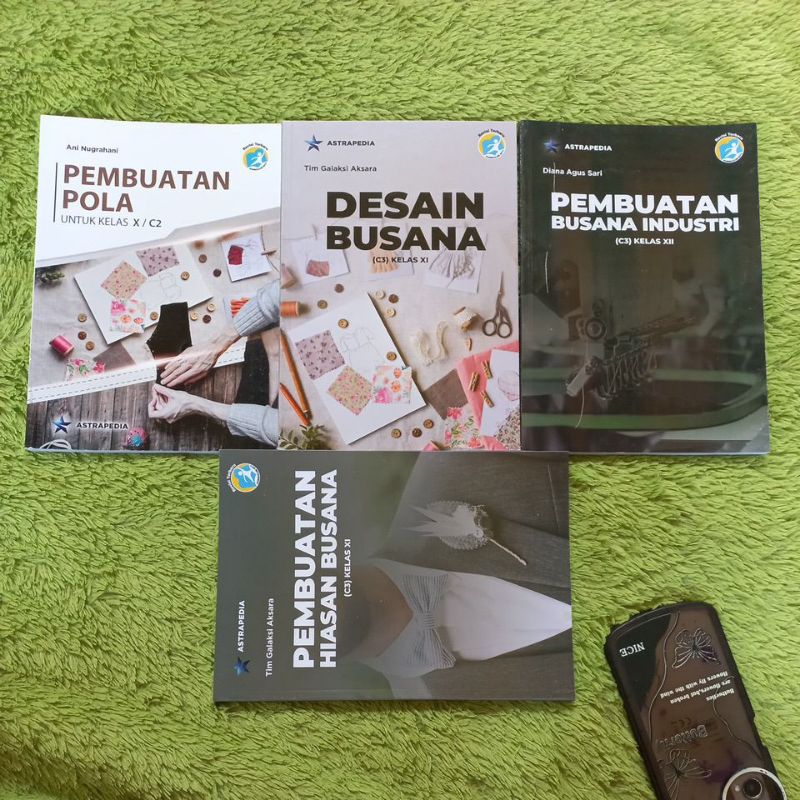 ORIGINAL BUKU PEMBUATAN POLA DESAIN BUSANA PEMBUATAN BUSANA INDUSTRI PEMBUATAN HIASAN BUSANA KELAS 1