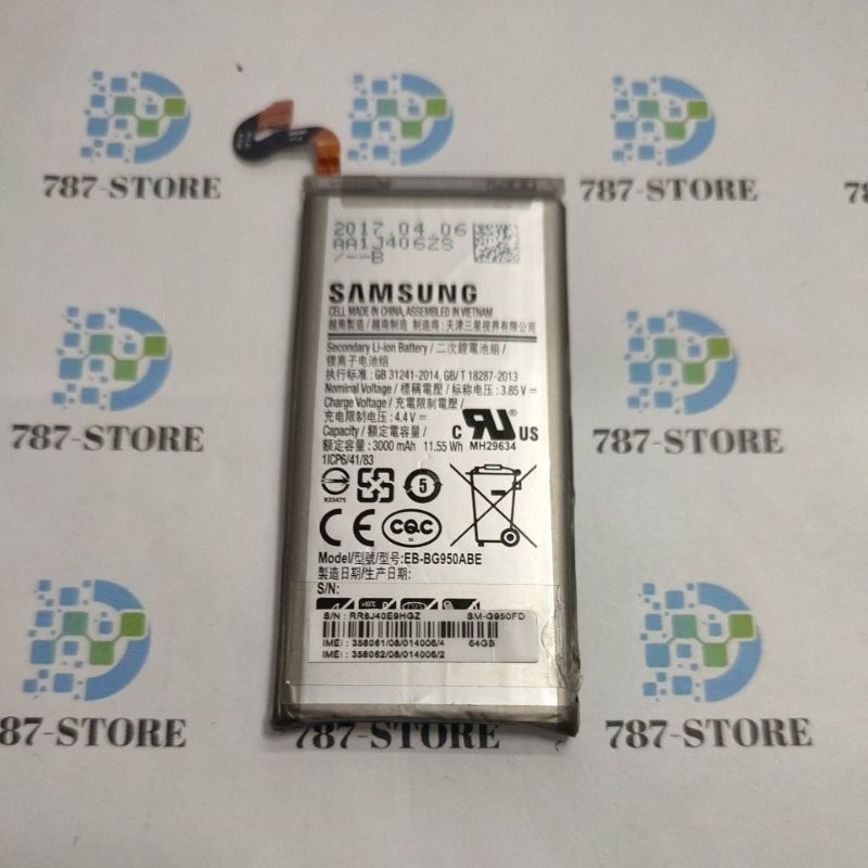 BATTERY SAMSUNG S8 G950FD EB-G950ABE ORIGINAL BEKAS