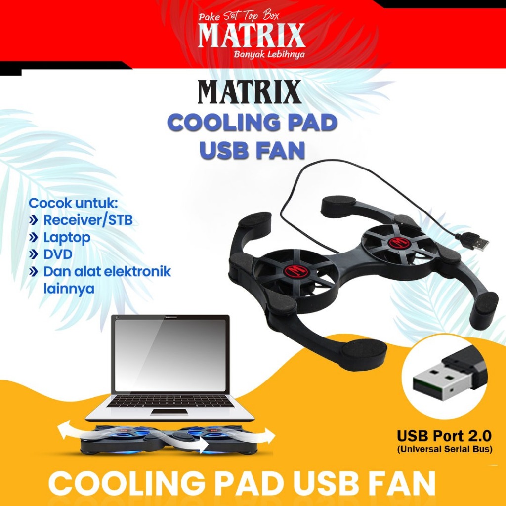 MATRIX - Cooling Pad USB Fan