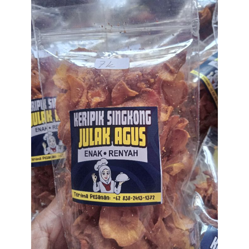 

kripik singkong julak agus d jamin rsa tdk mngcwakn